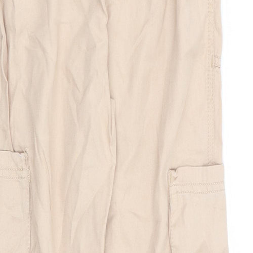 Asda George Girls Beige   Cargo Trousers Size 7-8 Years