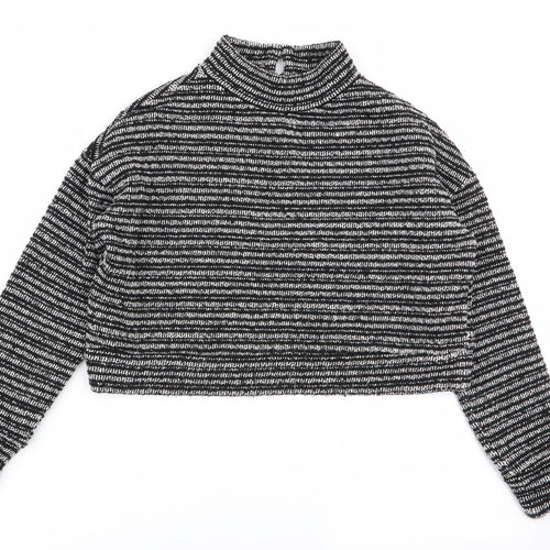 New Look Womens Multicoloured Geometric  Pullover Jumper Size 6