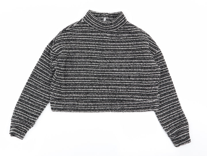 New Look Womens Multicoloured Geometric Pullover Jumper Size 6