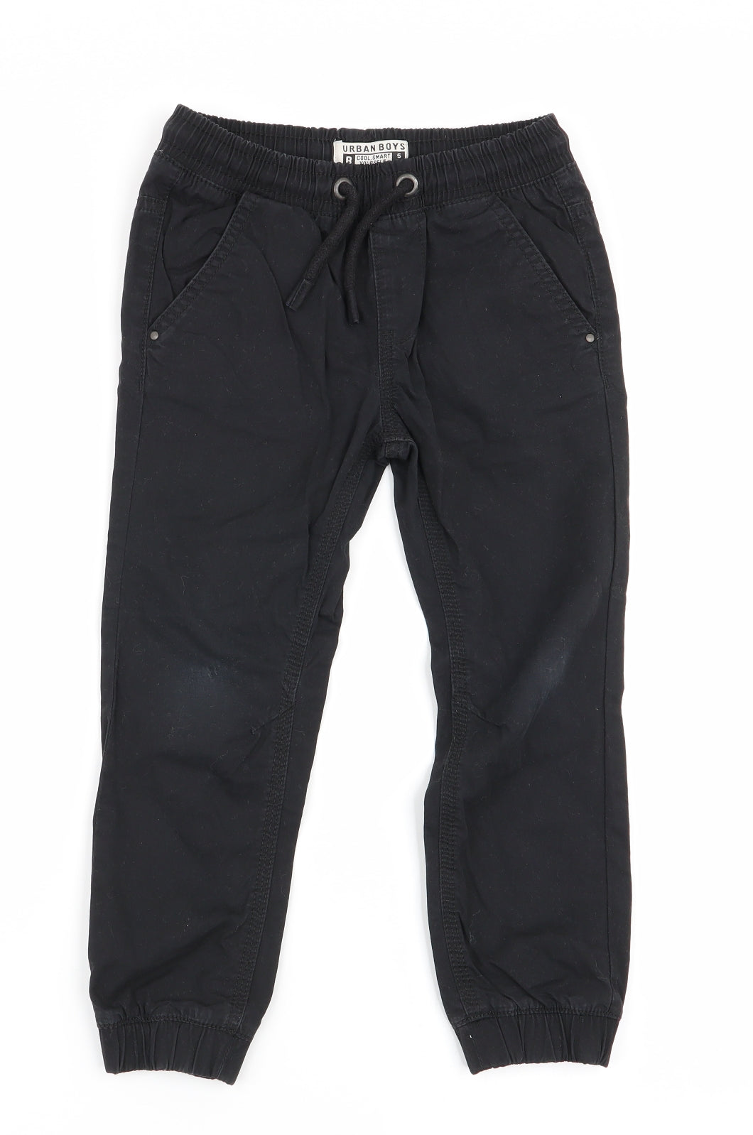 urban boys Boys Black   Cargo Trousers Size 5 Years