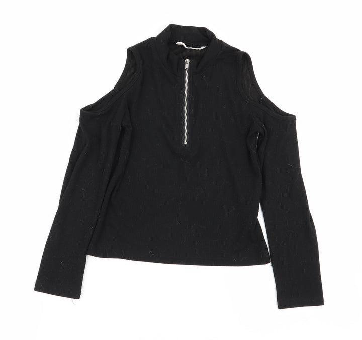 SheIn Girls Black   Basic T-Shirt Size 8 Years