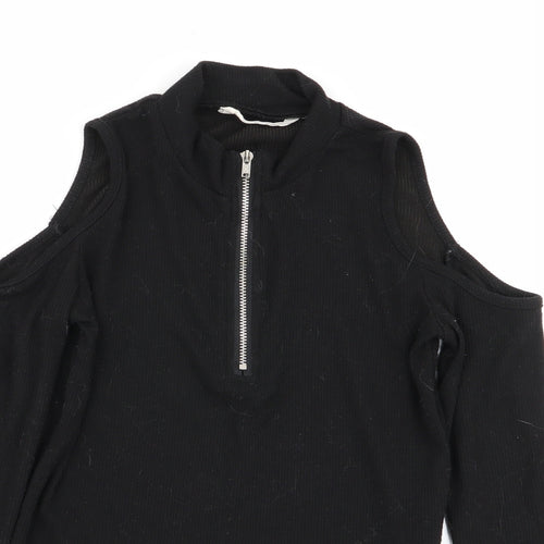 SheIn Girls Black   Basic T-Shirt Size 8 Years