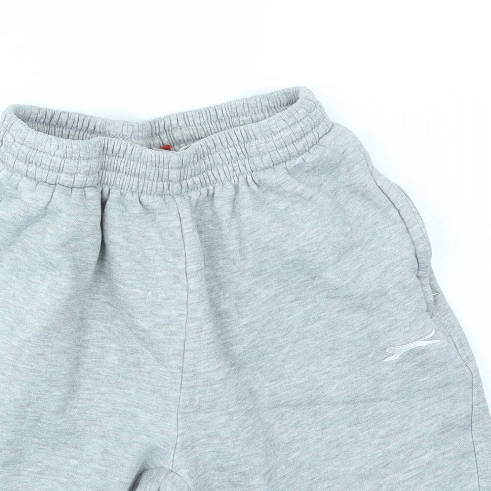 Slazenger Mens Grey   Chino Shorts Size M - stretch waistband