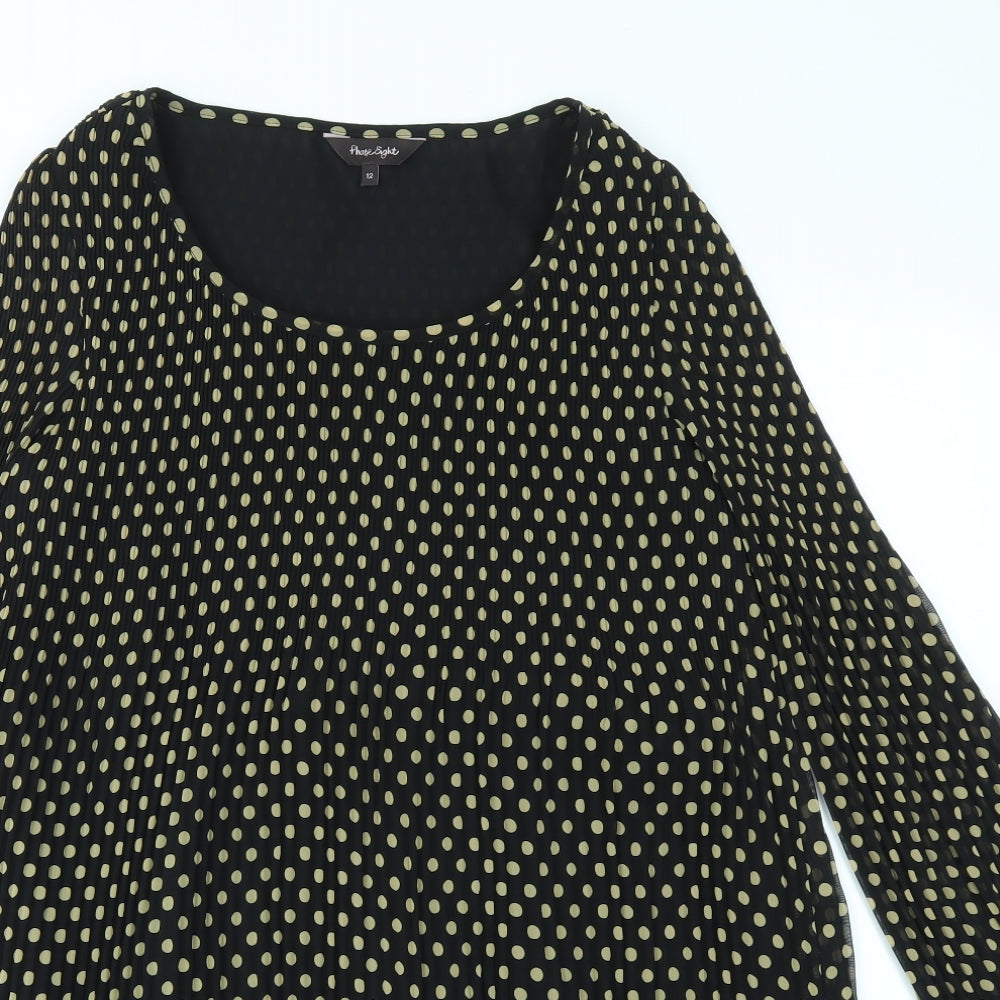 Phase Eight Womens Multicoloured Polka Dot  Fit & Flare  Size 12