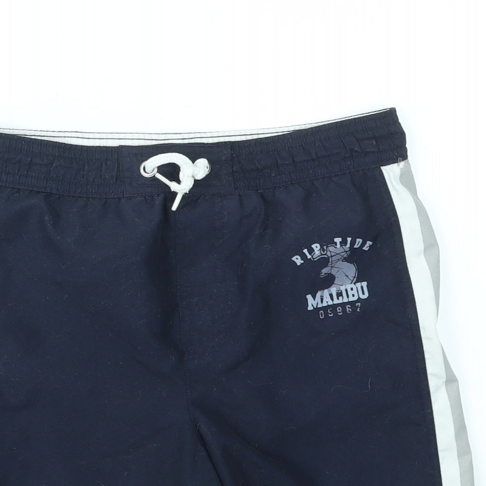 M&S Boys Blue   Sweat Shorts Size 7-8 Years