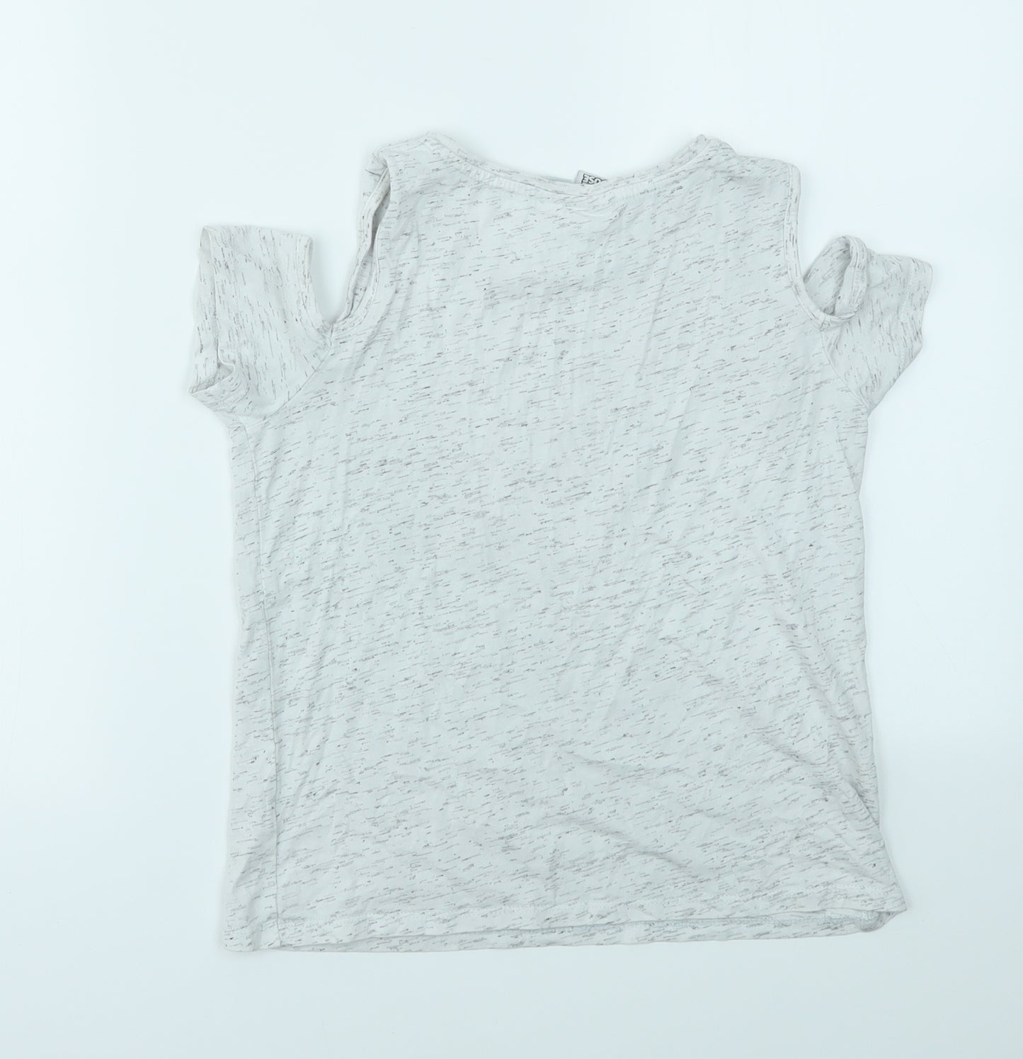 MINI MOUSE Girls Grey   Basic T-Shirt Size 10-11 Years