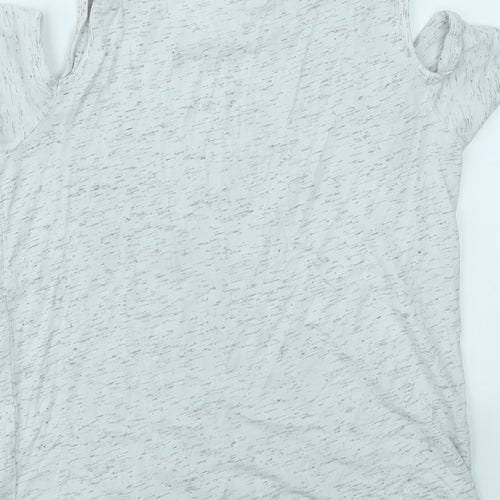 MINI MOUSE Girls Grey   Basic T-Shirt Size 10-11 Years