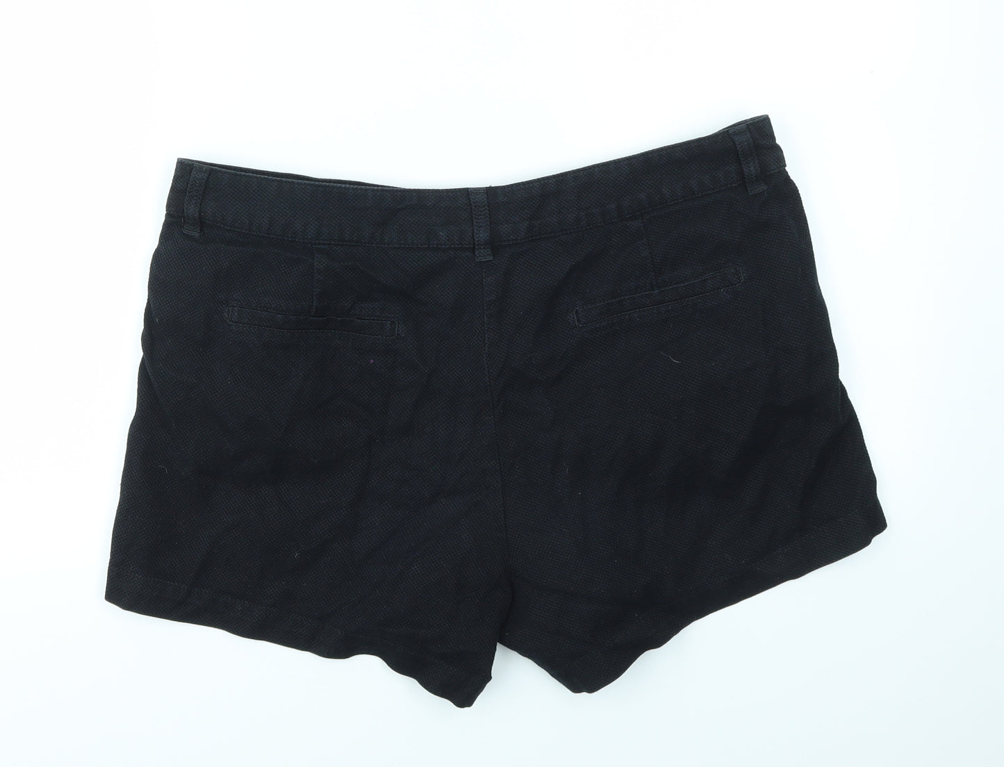 Papaya Womens Black   Cut-Off Shorts Size 14