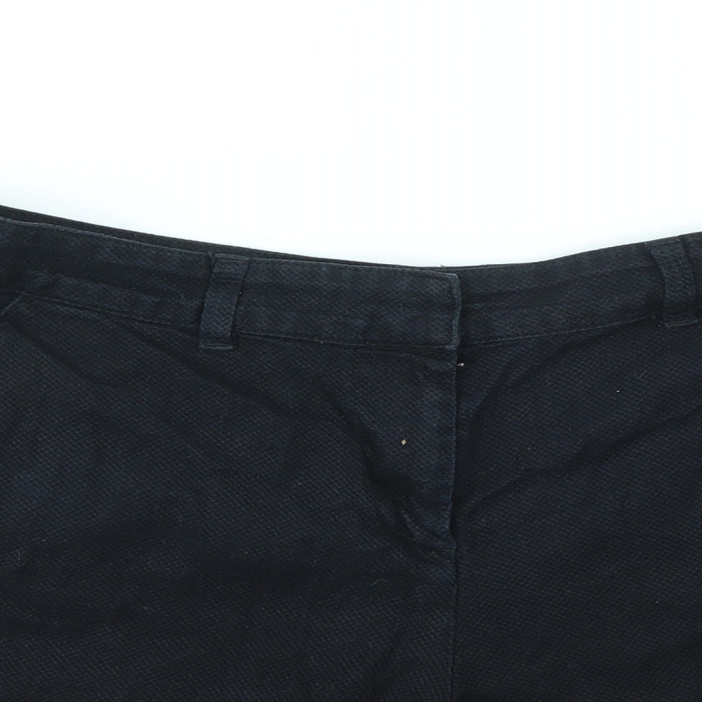 Papaya Womens Black   Cut-Off Shorts Size 14