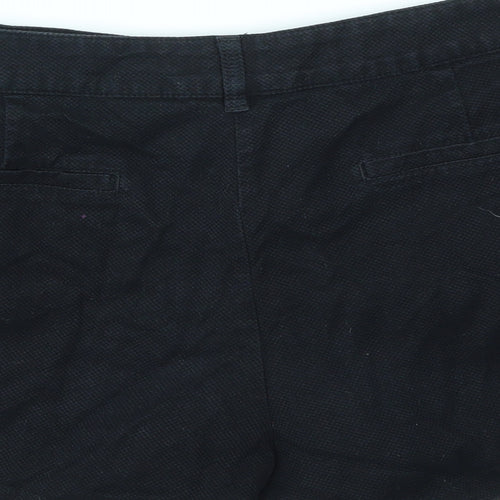 Papaya Womens Black   Cut-Off Shorts Size 14