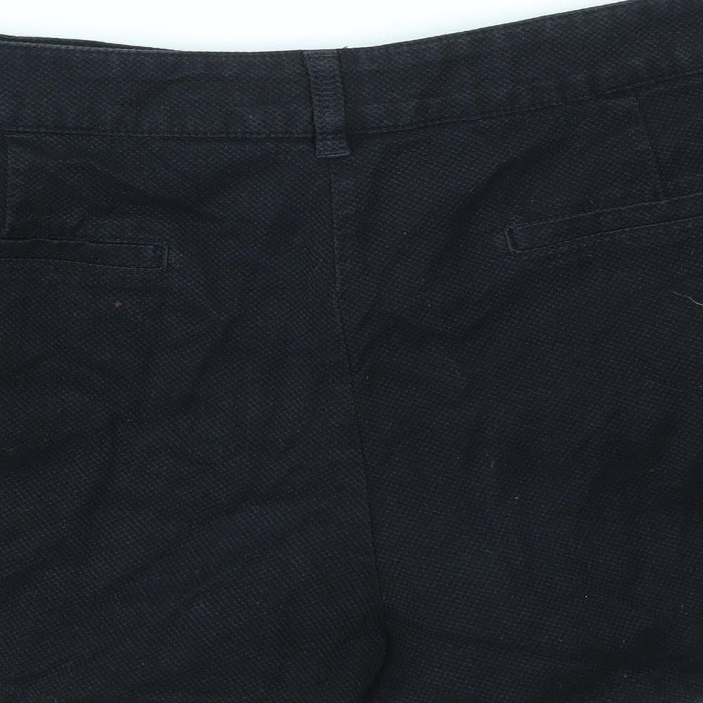 Papaya Womens Black   Cut-Off Shorts Size 14