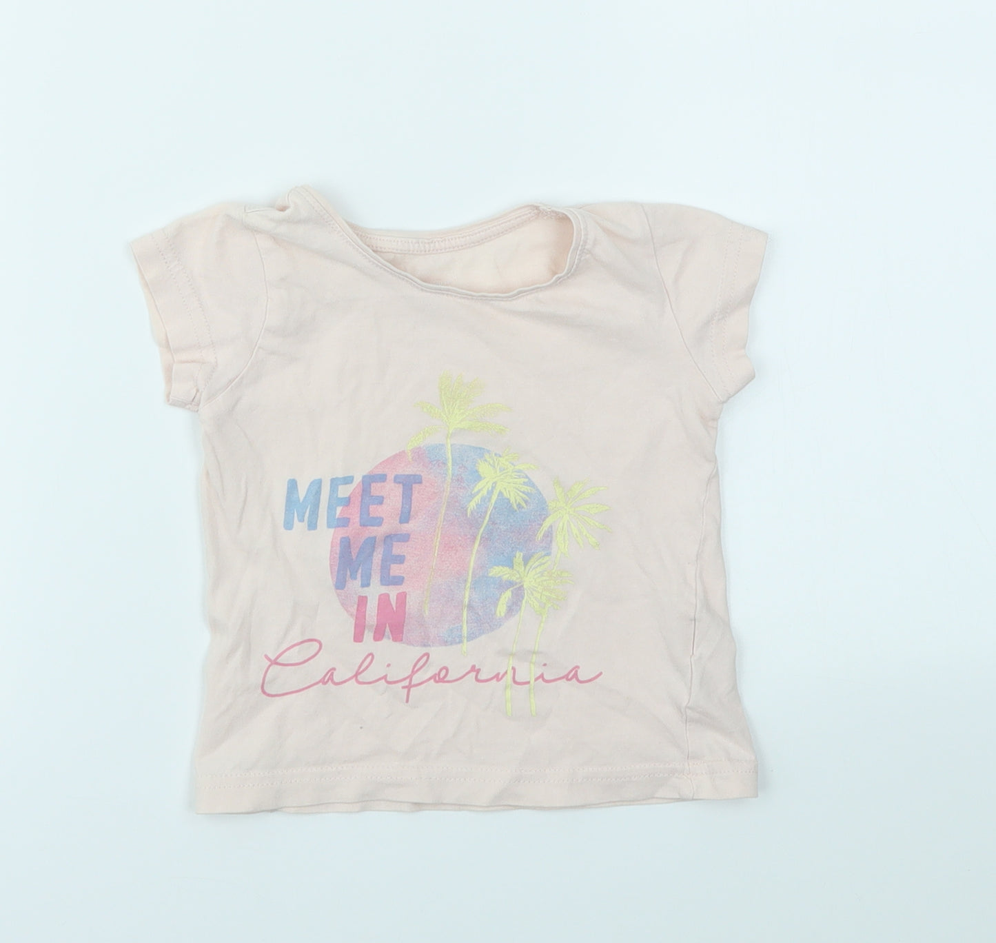 Yound Dimension Girls Pink   Basic T-Shirt Size 2-3 Years