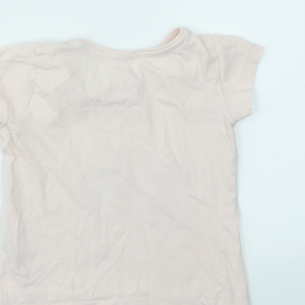 Yound Dimension Girls Pink   Basic T-Shirt Size 2-3 Years