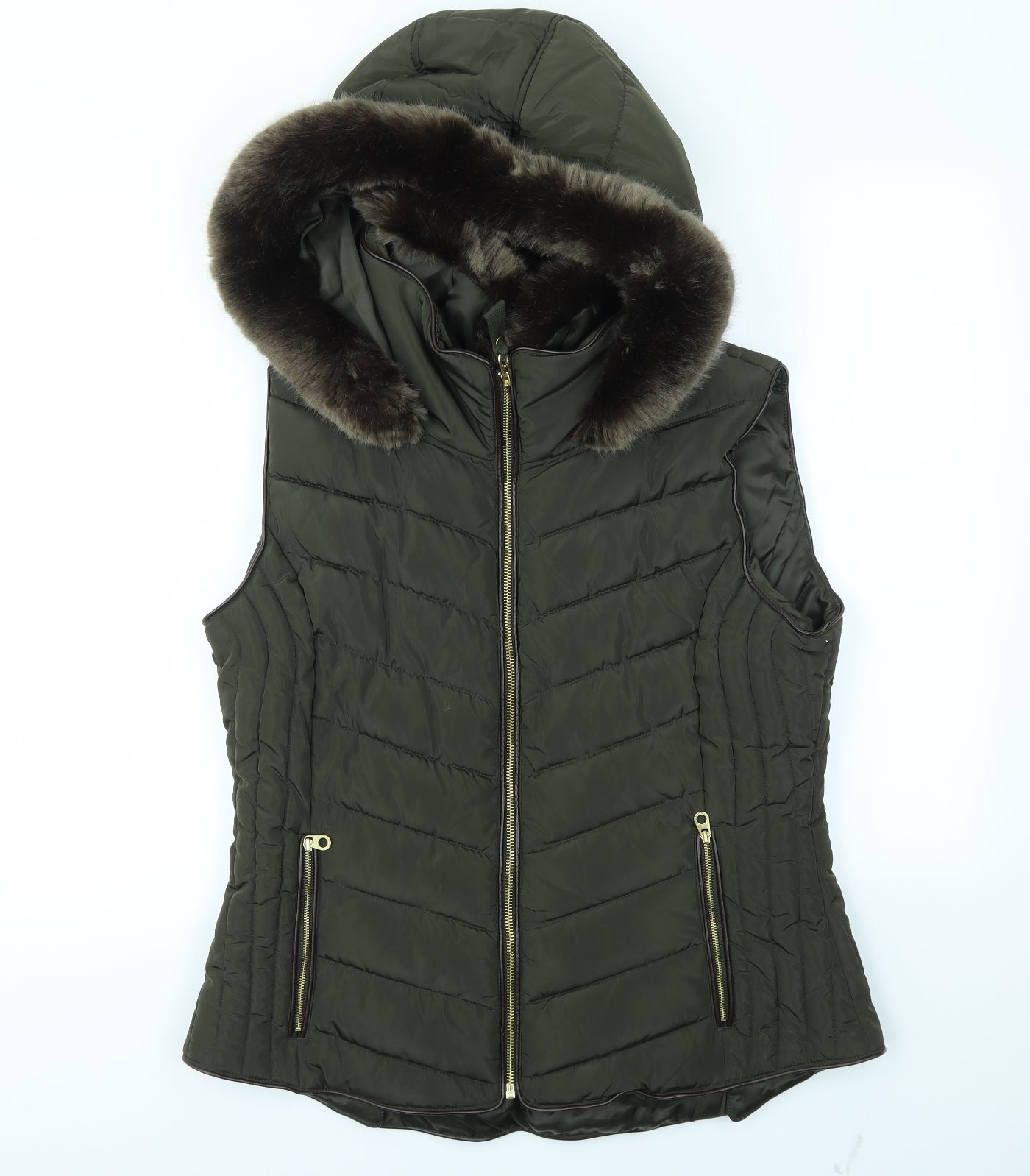JOUELS Womens Green   Gilet Coat Size 16