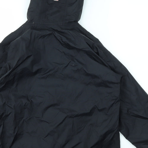 BURGHAUS Boys Black   Basic Coat Coat Size 11-12 Years