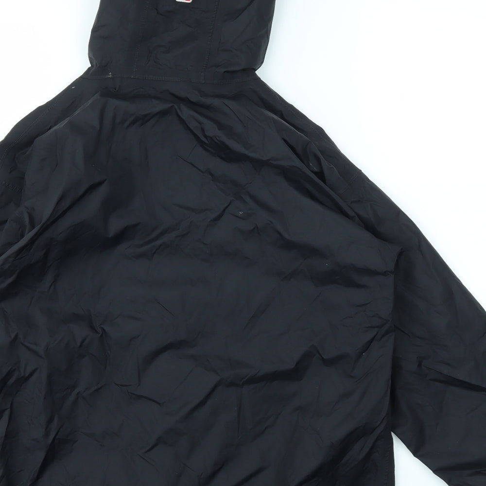 BURGHAUS Boys Black   Basic Coat Coat Size 11-12 Years