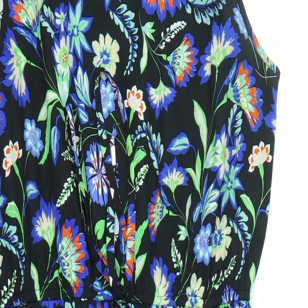 Peacocks Womens Multicoloured Floral  Fit & Flare  Size 16