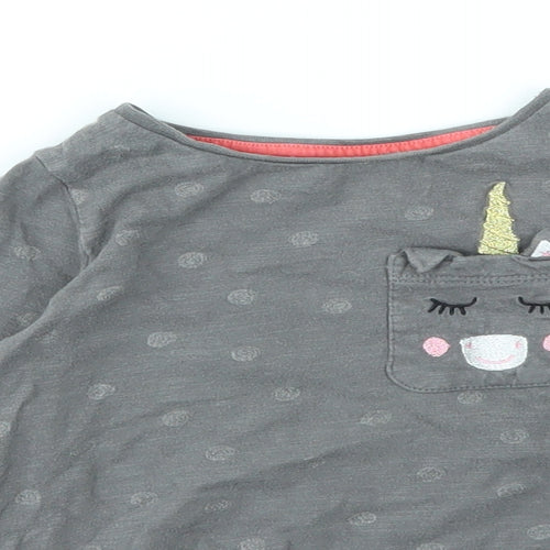 Nutmeg Girls Grey   Basic T-Shirt Size 2-3 Years