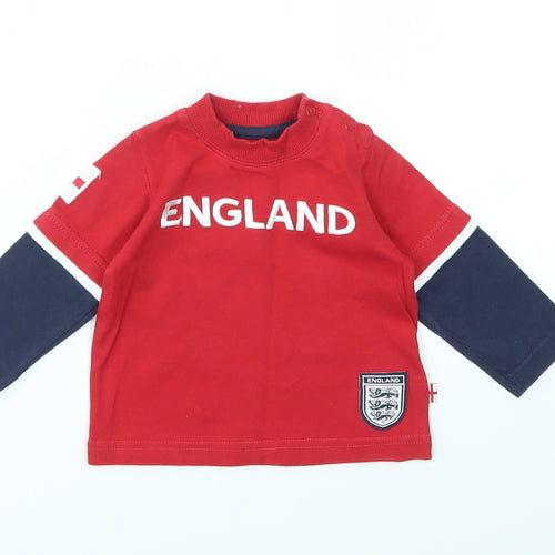 M Boys Multicoloured   Basic T-Shirt Size 3-6 Months