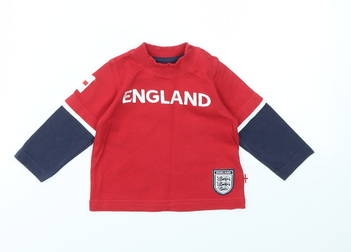 M Boys Multicoloured Basic T-Shirt Size 3-6 Months