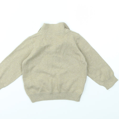 M Boys Beige   Pullover Jumper Size 9-12 Months