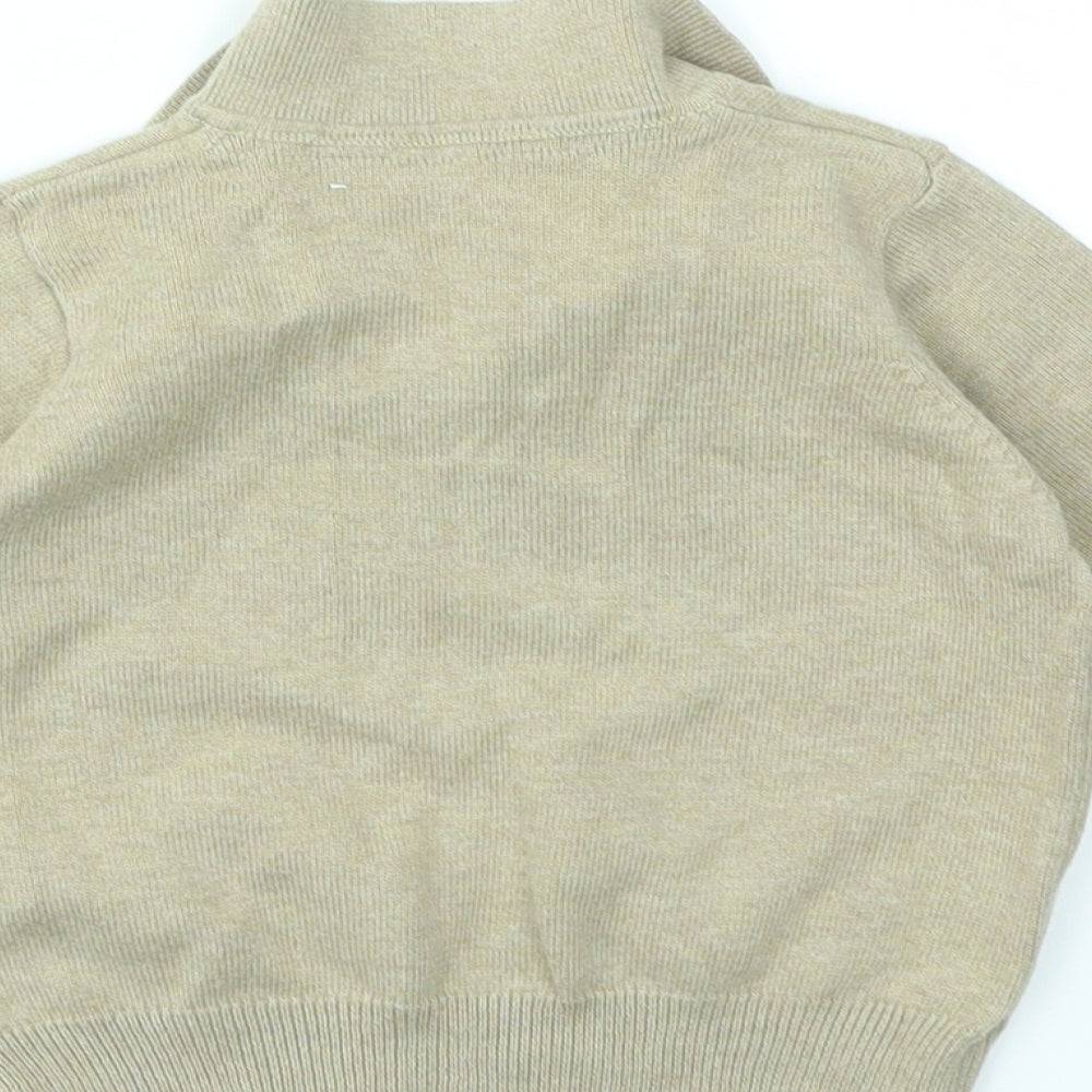 M Boys Beige   Pullover Jumper Size 9-12 Months