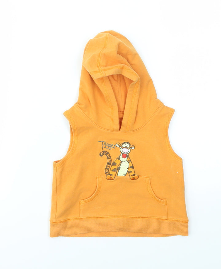 George Boys Orange   Pullover Jumper Size 6-9 Months
