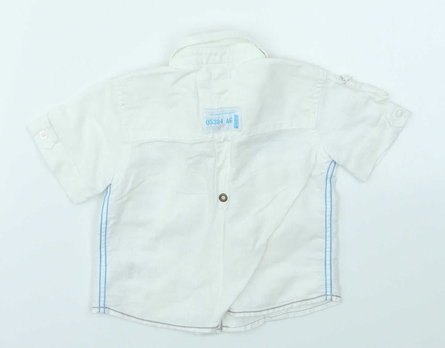NEXT Boys White   Basic Button-Up Size 6-9 Months