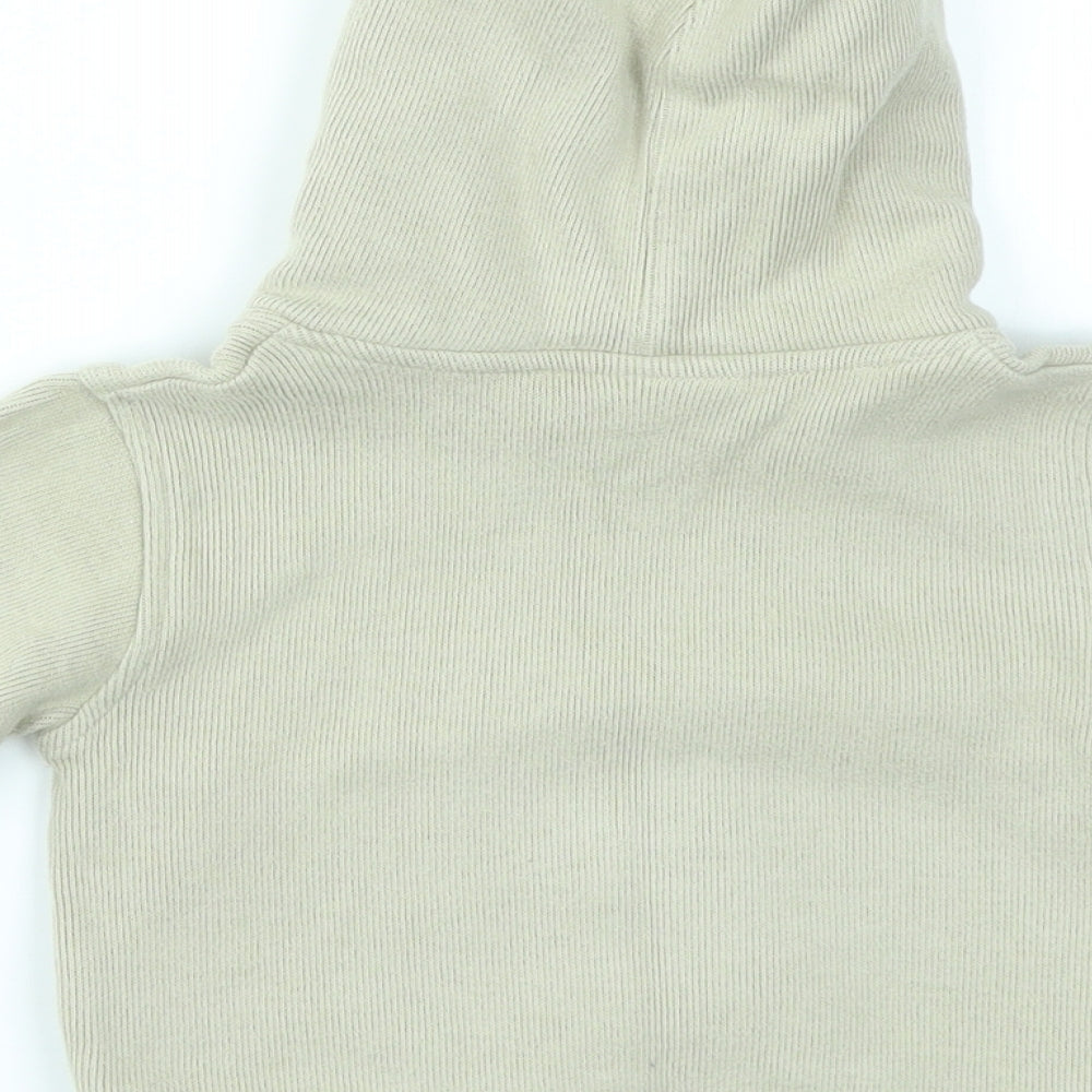 NEXT Boys Brown Animal Print  Henley Jumper Size 6-9 Months