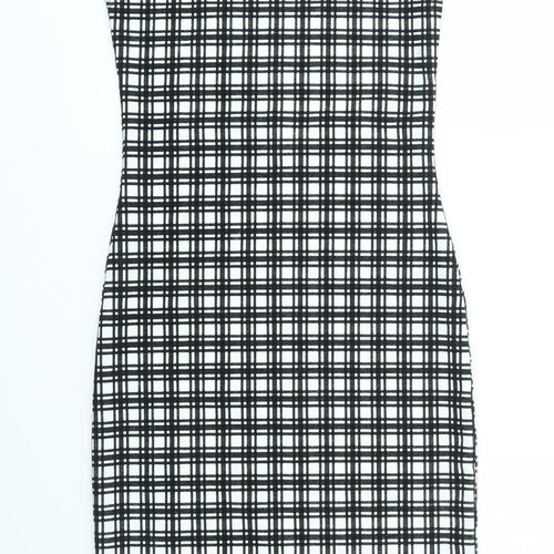 Boohoo Womens Multicoloured Check  Fit & Flare  Size 6