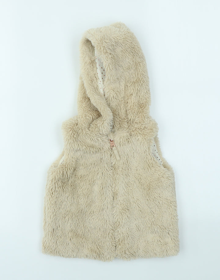 Nutmeg Girls Gold   Basic Jacket Jacket Size 12-18 Months