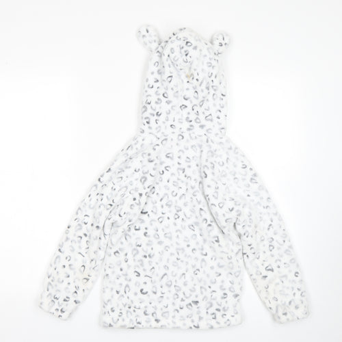 Love Sleep Girls White Animal Print  Top Pyjama Top Size 9-10 Years