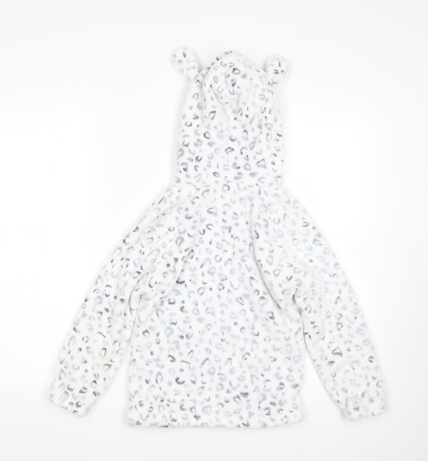 Love Sleep Girls White Animal Print  Top Pyjama Top Size 9-10 Years