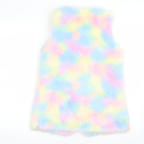 F&F Girls Multicoloured   Gilet Jacket Size 11-12 Years