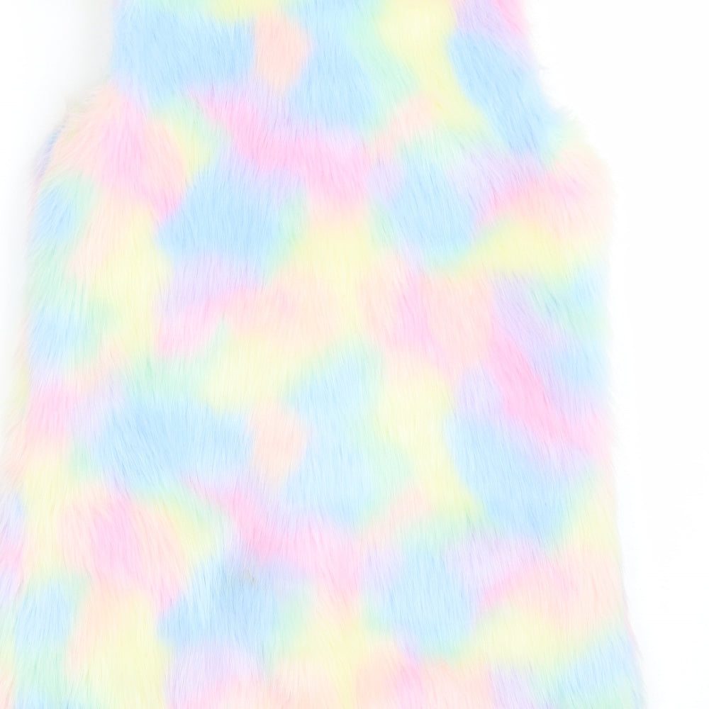 F&F Girls Multicoloured   Gilet Jacket Size 11-12 Years