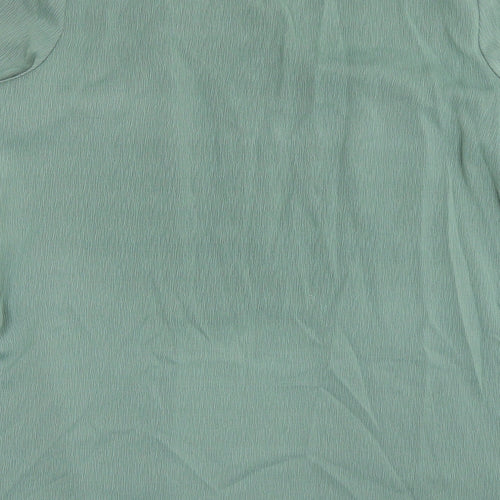 Ann Harvey Womens Green   Basic Button-Up Size 18