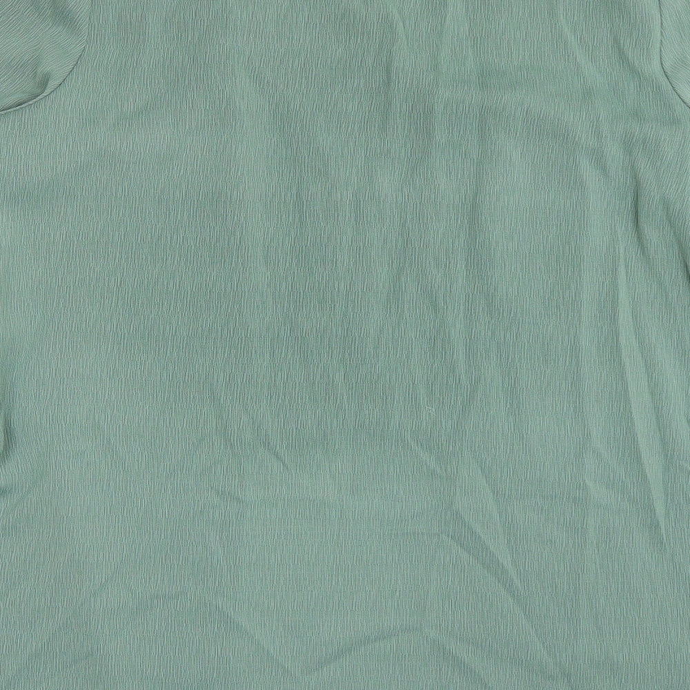 Ann Harvey Womens Green   Basic Button-Up Size 18