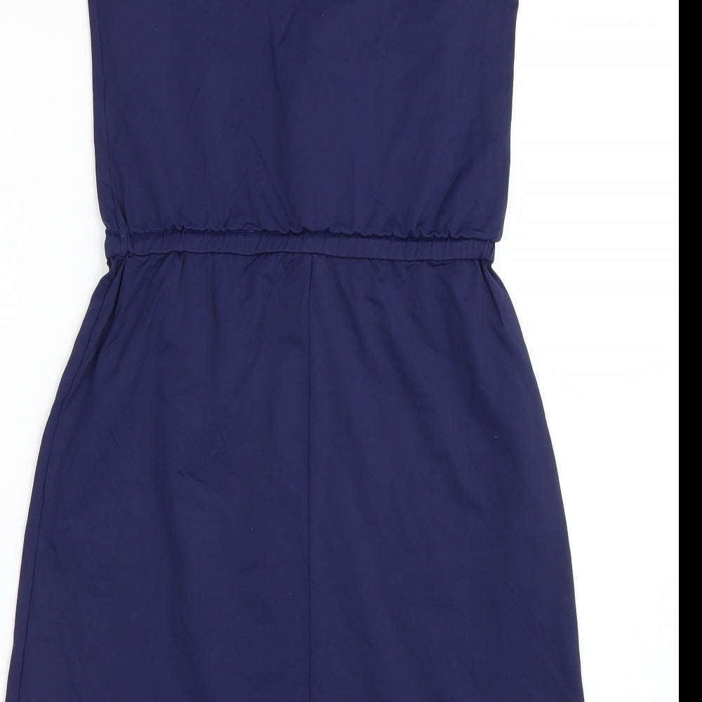 Elizibeth Hurley Womens Blue   Wrap Dress  Size S