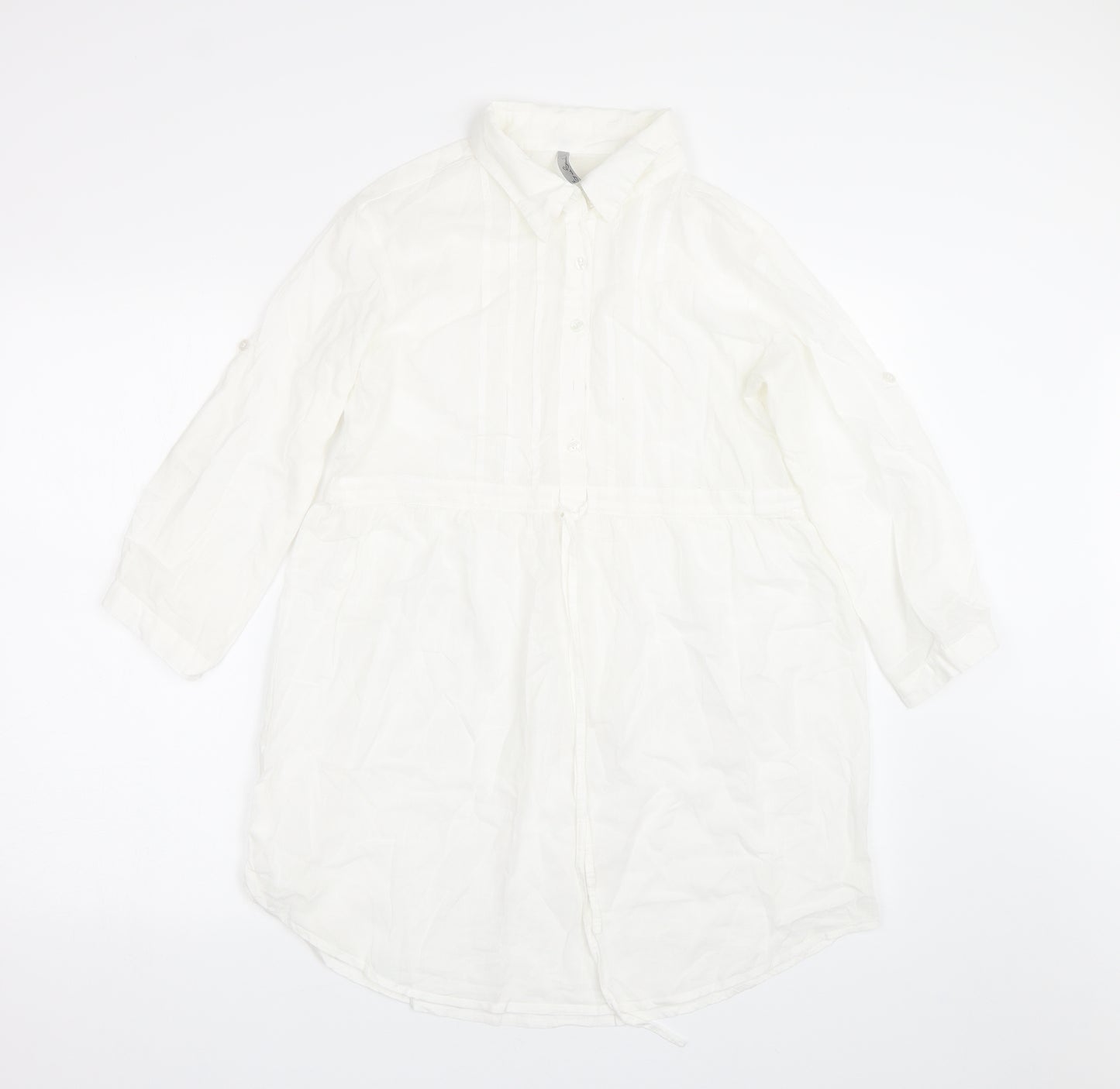 Evie casual Womens White   Basic Blouse Size M