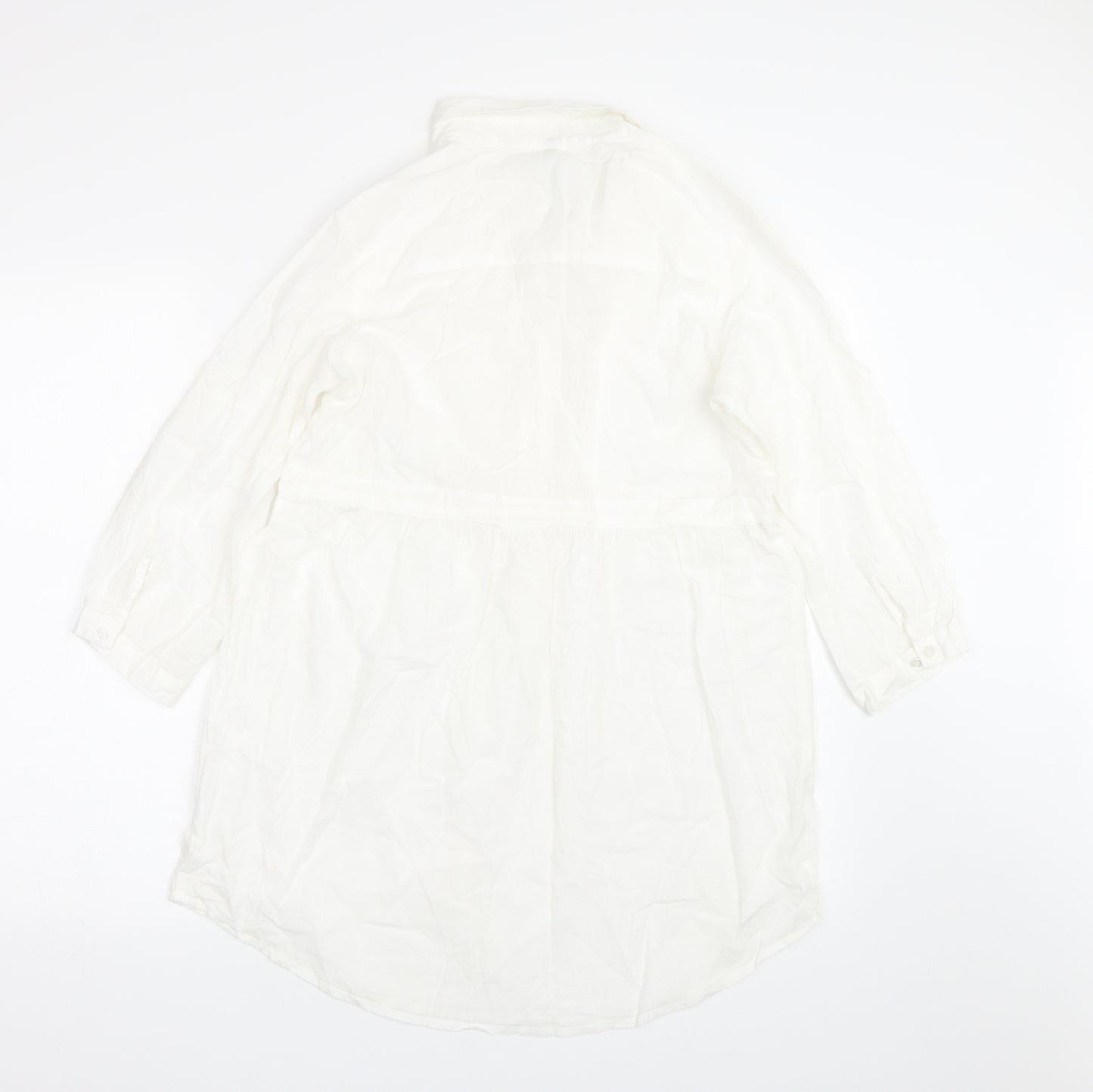 Evie casual Womens White   Basic Blouse Size M
