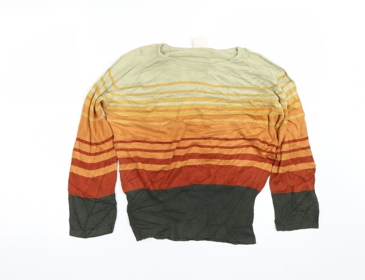 Country Casuals Womens Multicoloured Striped Pullover Jumper Size M