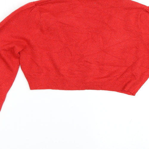 George Girls Red   Cape Jumper Size 13-14 Years