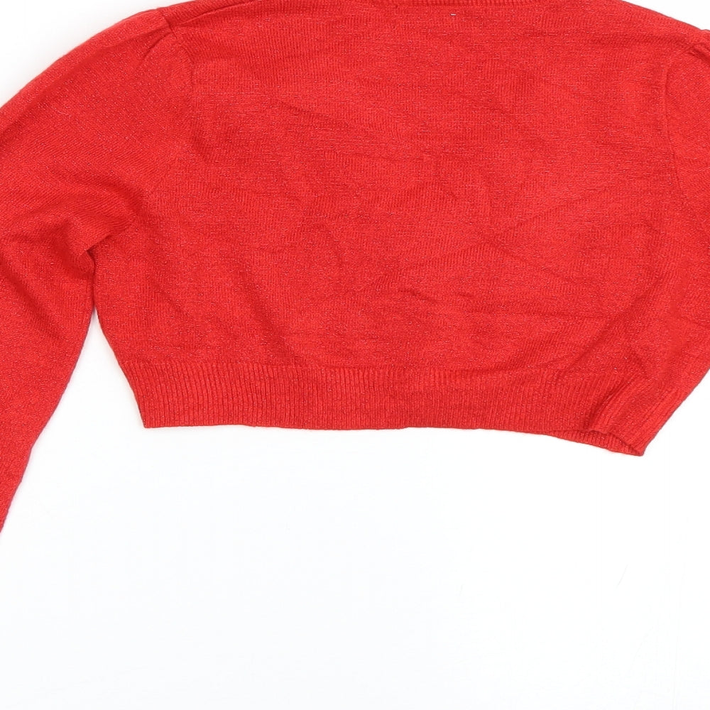 George Girls Red   Cape Jumper Size 13-14 Years