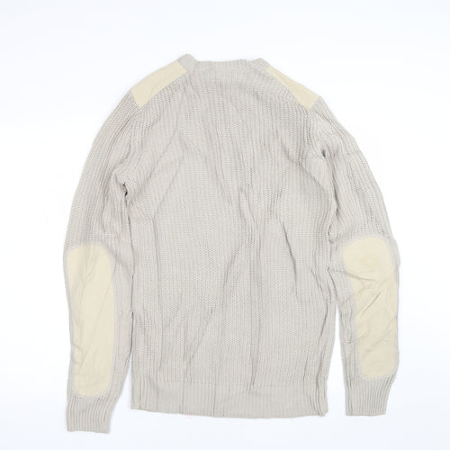 Blue Inc Mens Brown   Pullover Jumper Size S