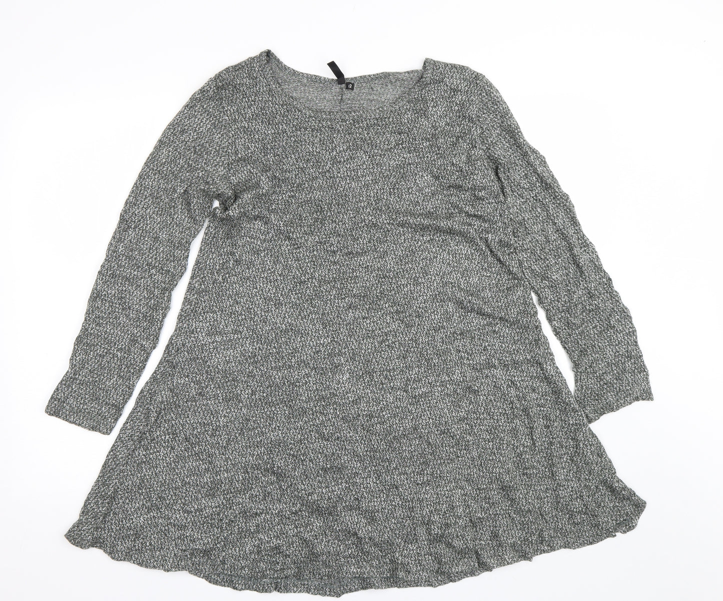 Young Kim Womens Green   T-Shirt Dress  Size 12
