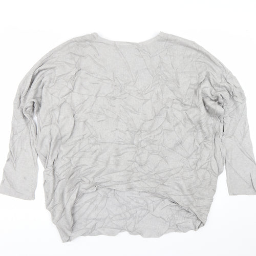 Studio Womens Grey   Basic T-Shirt One Size