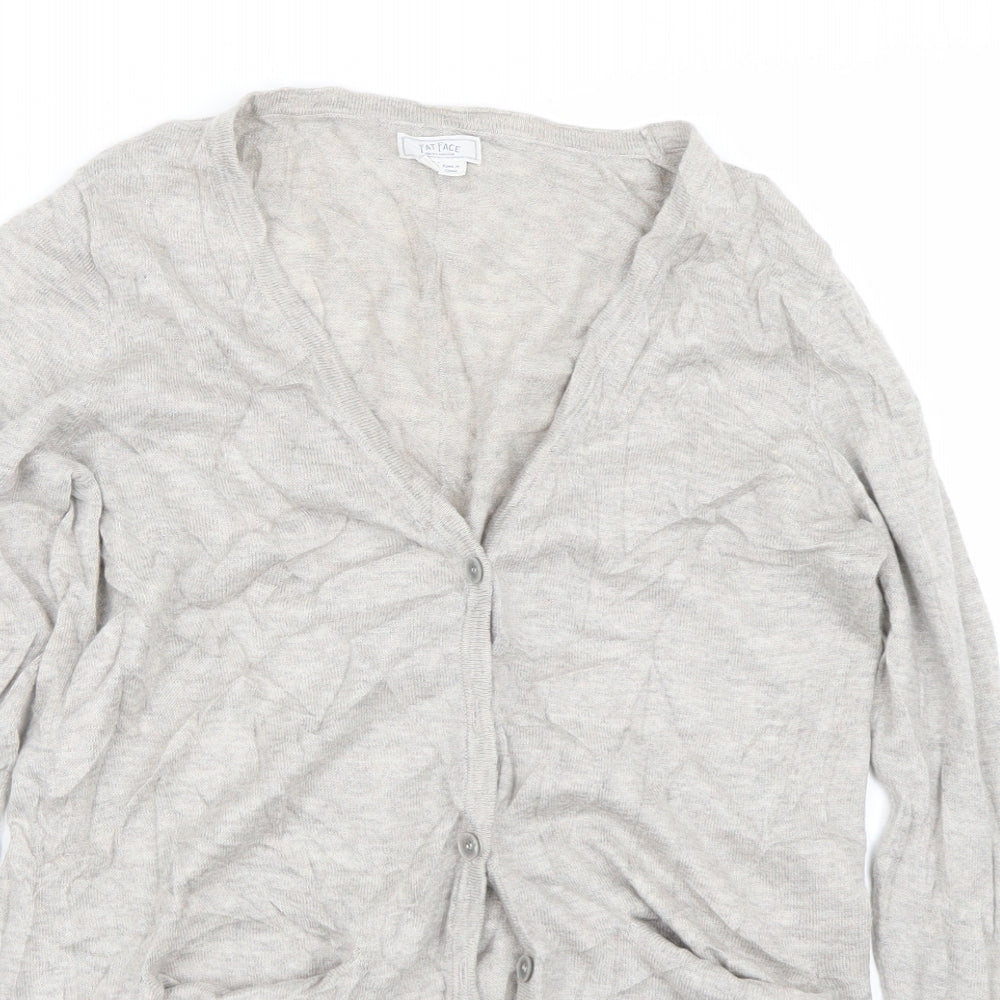 Fatface Womens Beige   Cardigan Jumper Size 10