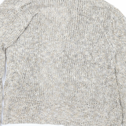 M&S Womens Beige   Cardigan Jumper Size 8
