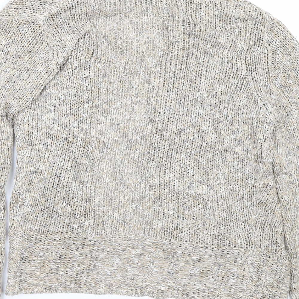M&S Womens Beige   Cardigan Jumper Size 8
