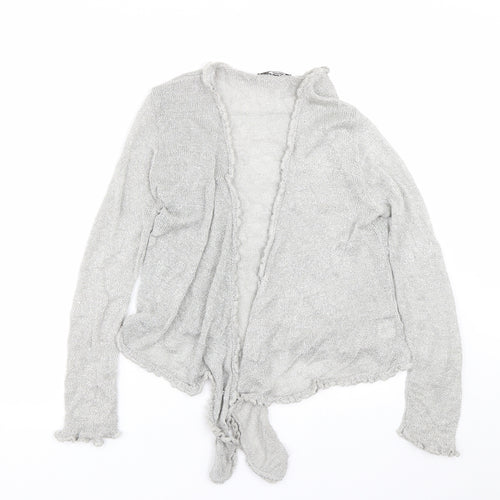 Alexandra Womens Silver   Cardigan Jumper Size L